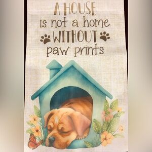 Paw Prints Garden Flag - NEW